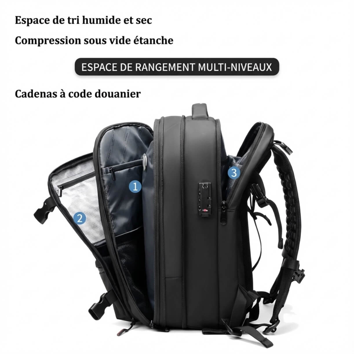 Sac à dos de compression