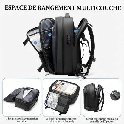 Sac à dos de compression