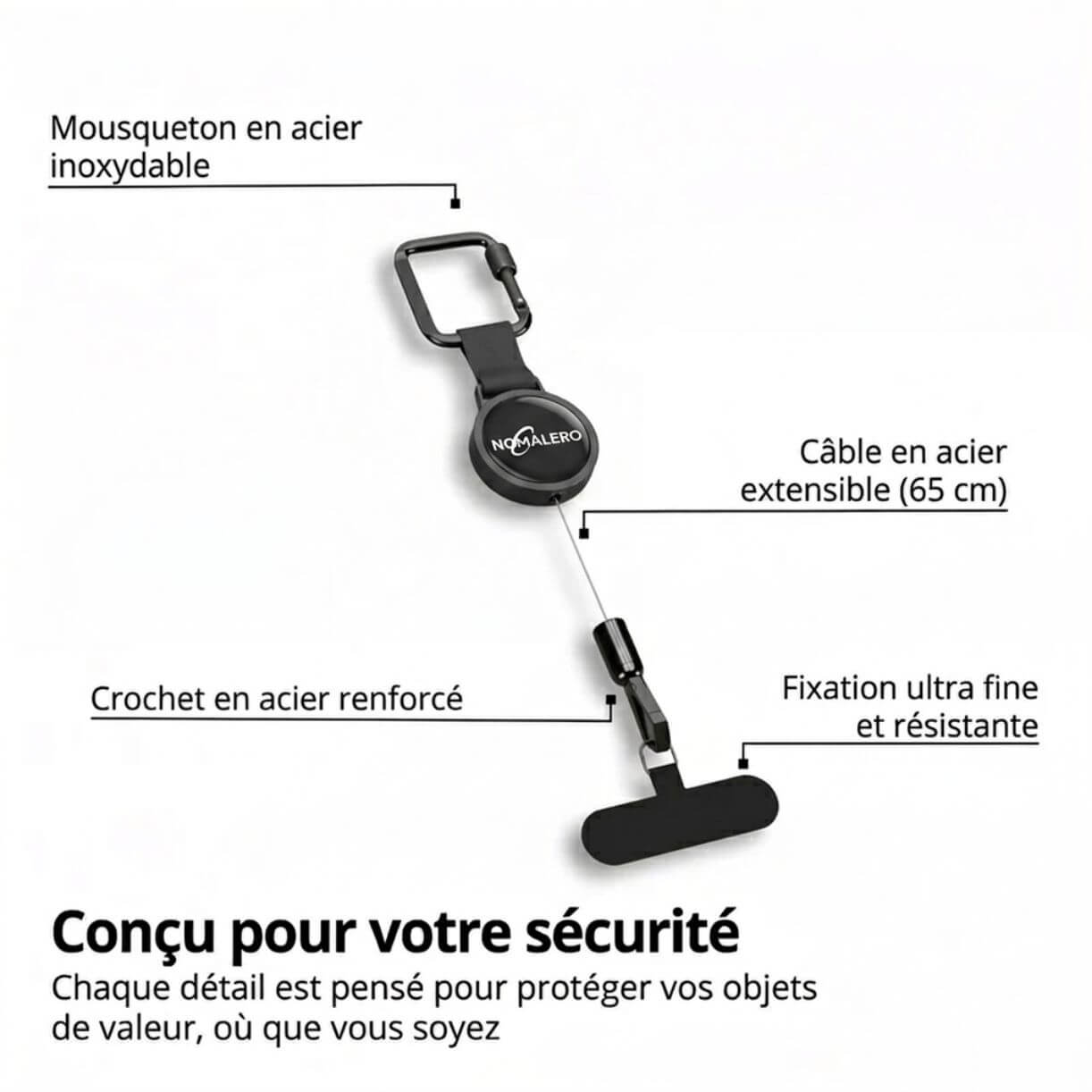 Cordon Anti-Chute & Anti-Vol